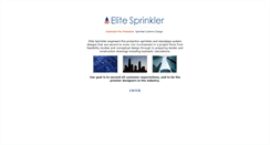 Desktop Screenshot of elitesprinkler.ca