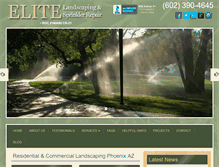 Tablet Screenshot of elitesprinkler.com